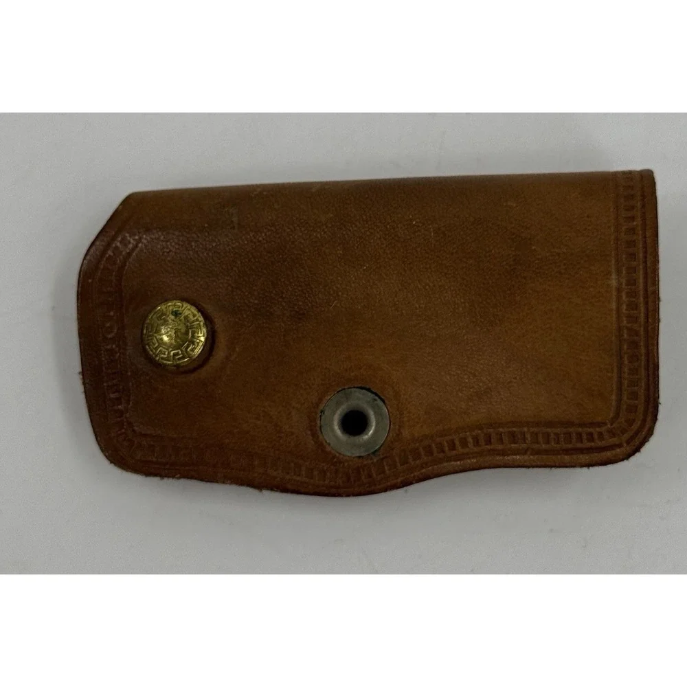 Suburban Motors Oldsmobile Birmingham, MI Brown Advertising Leather Keychain 50s